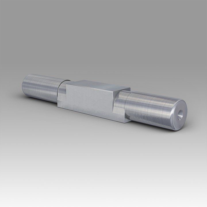 Micron precision machining - squared dowel pin - gun sight stand